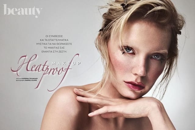 Heatproof Makeup by Daniela Glunz — InStyle Greece