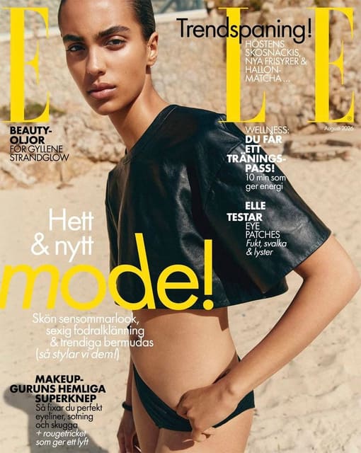 Elle Sweden August 2026 Cover — Elle Sweden