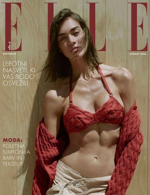 Elle Slovenia August 2026 Cover — Elle Slovenia