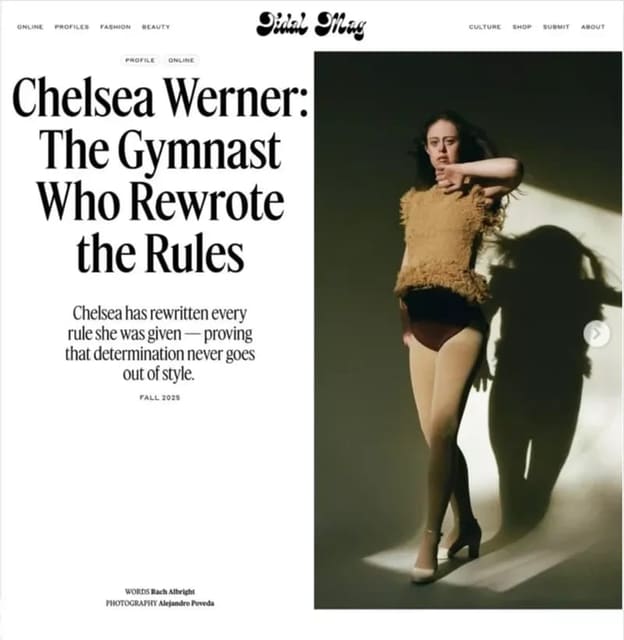 Chelsea Werner: The Gymnast Who Rewrote the Rules — Tidal Magazine
