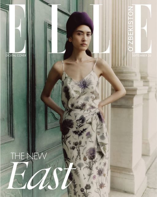 ELLE Uzbekistan September 2026 Cover by Dima Kutsenko — Elle Uzbekistan