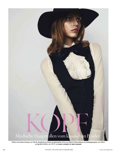 Kopfnote — Vogue Germany