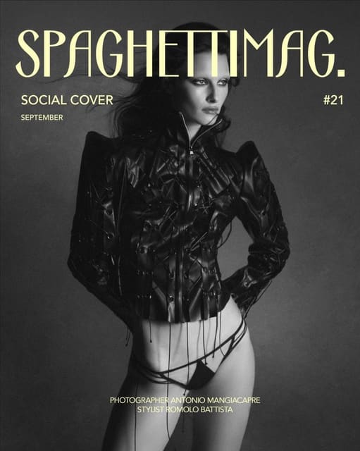 Spaghetti Magazine September 2026 Cover By Antonio Mangiacapre — Spaghetti Magazine