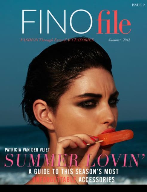 Fino File Summer 2012 Cover — Fino File