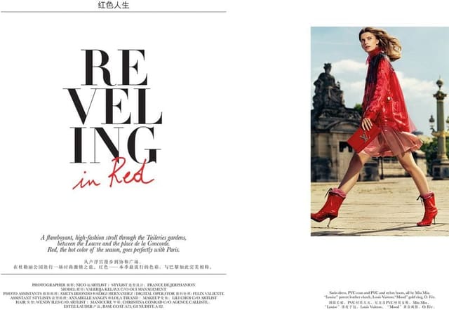 Reveling in Red — Vogue Travel in France