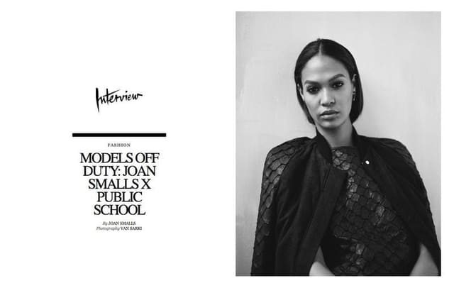 Models Off Duty: Joan Smalls x Public Sc... — Interview Magazine online