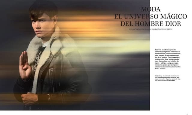 Dior Homme Advertorial — Vanidades