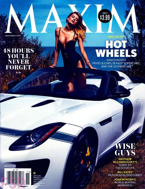 Maxim Magazine November 2014 Cover — Maxim Magazine