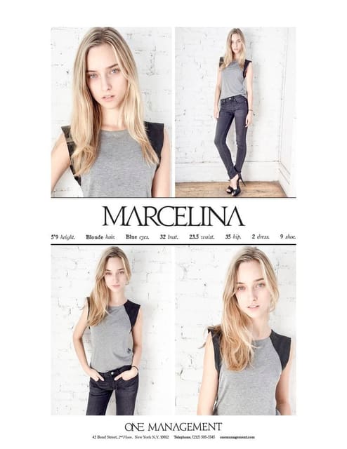 One Model Management F/W 14 Polaroids/Po...