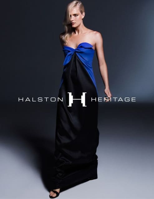 Halston Heritage F/W 13 campaign — Halston