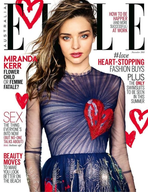 Elle Australia November 2014 Cover — Elle Australia