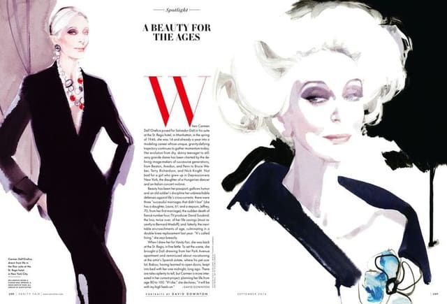Carmen Dell'Orefice — Vanity Fair U.S.