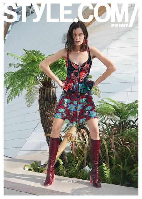 Style.com/Print Spring 2015 Cover — Style.com/Print
