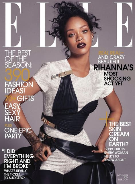 Elle December 2014 Cover — Elle U.S.