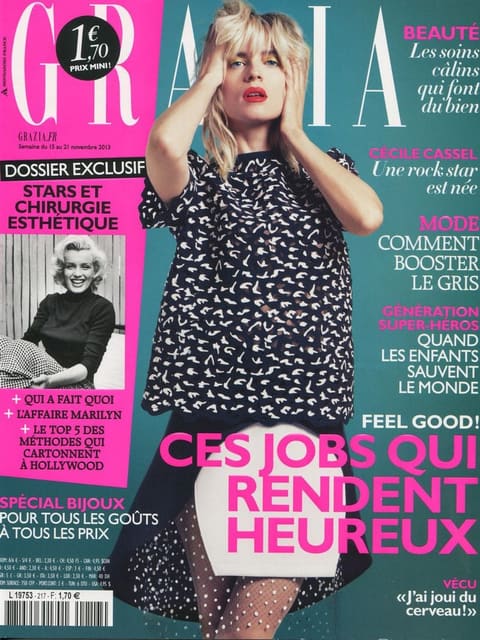 Grazia France November 15, 2013 Cover — Grazia France