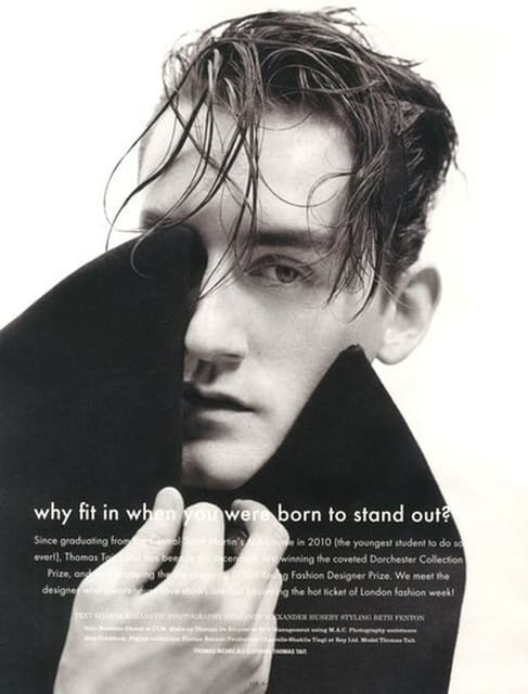 Why fit in when you were born to stand o... — i-D Magazine