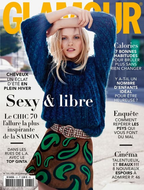 Glamour France February 2015 Cover — Glamour France