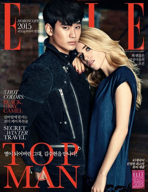 Elle Korea January 2015 Cover — Elle Korea