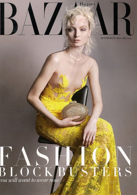 Harper's Bazaar June/July 2013 Cover — Harper's Bazaar Australia