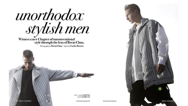 Unorthodox Stylish Men for Deux Hommes — Deux Hommes