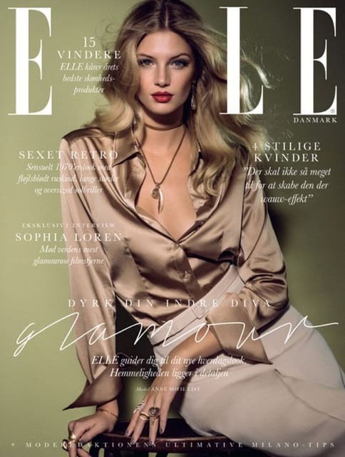 Elle Denmark March 2015 Cover — Elle Denmark