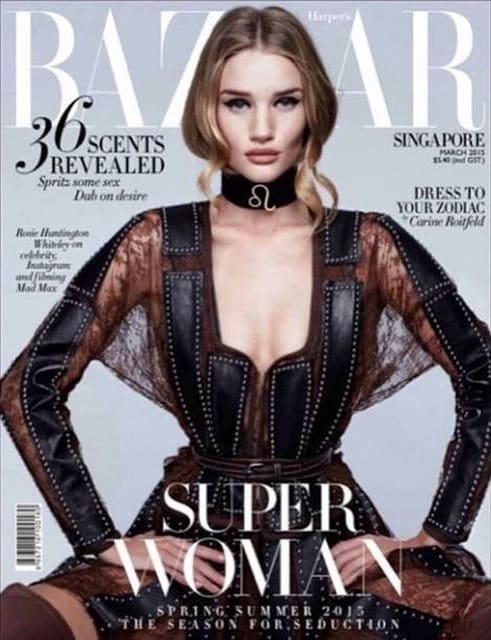 Harper's Bazaar Singapore March 2015 Cov... — Harper's Bazaar Singapore