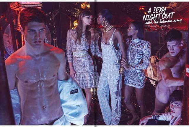 A sexy night out with the Balmain army — Tetu