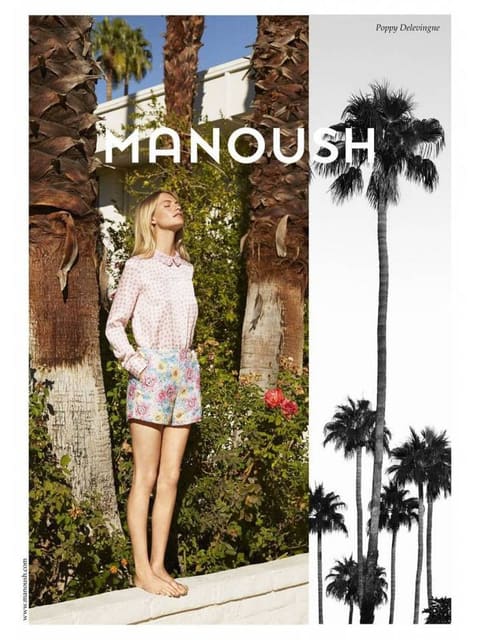 Poppy Delevingne for Manoush S/S 15 — Manoush