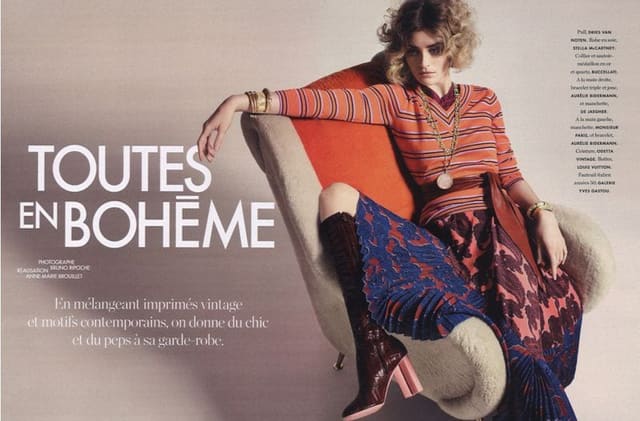 Toutes en Boheme — Elle France