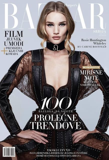 Harper's Bazaar Serbia March 2015 Cover — Harper's Bazaar Serbia
