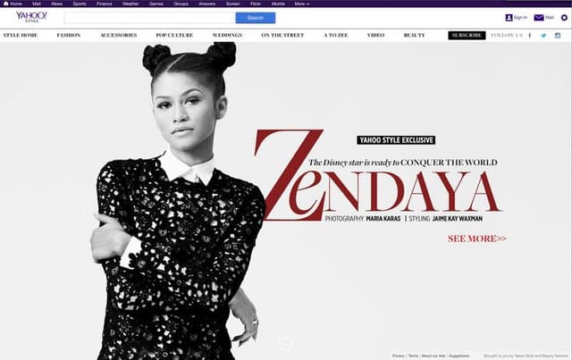 Zendaya — Yahoo! Style
