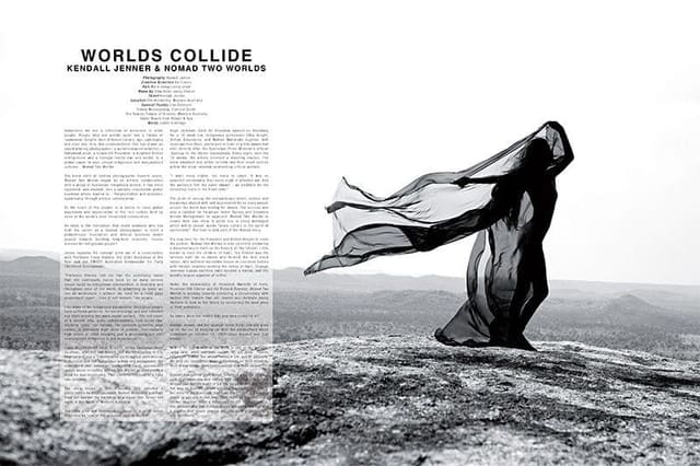 Worlds Collide: Kendall Jenner & Nomad Two Worlds — Kurv Magazine