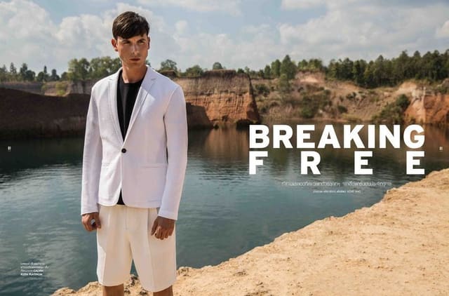 BREAKING FREE — L'Officiel Hommes Thailand