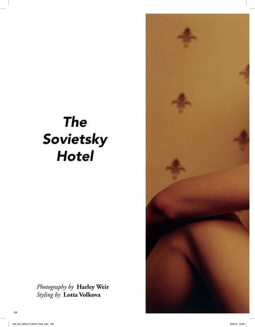 The Sovietsky Hotel — Re-Edition Magazine