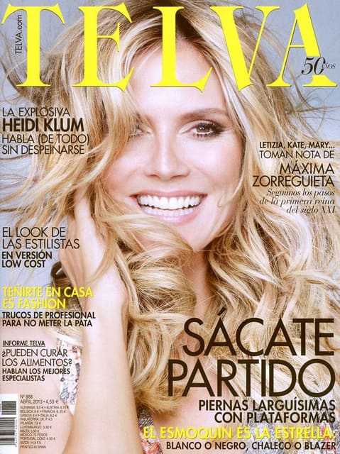 Telva April 2013 Cover — Telva