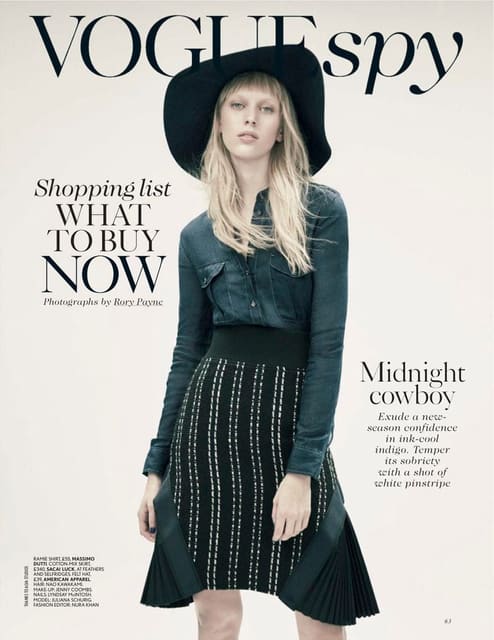 Midnight cowboy — British Vogue