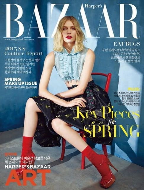Harper's Bazaar Korea April 2015 Cover — Harper's Bazaar Korea