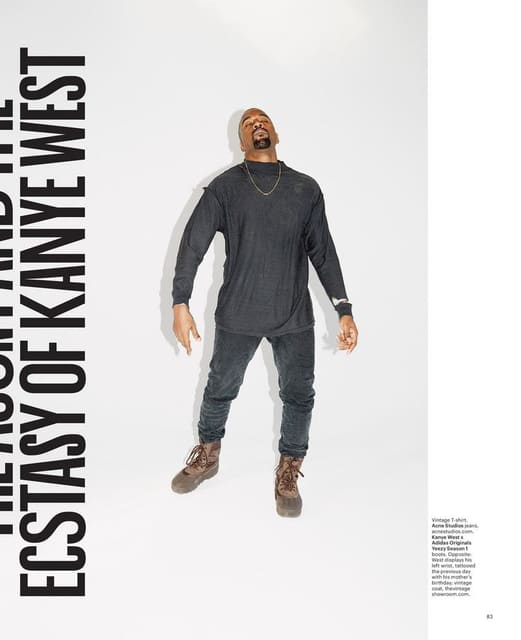 The Agony & the Ecstasy of Kanye West — T: The New York Times Style Magazine