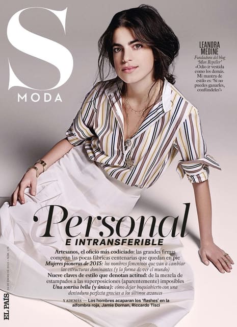 S Moda for El Pais January 2015 Cover Le... — S Moda for El Pais