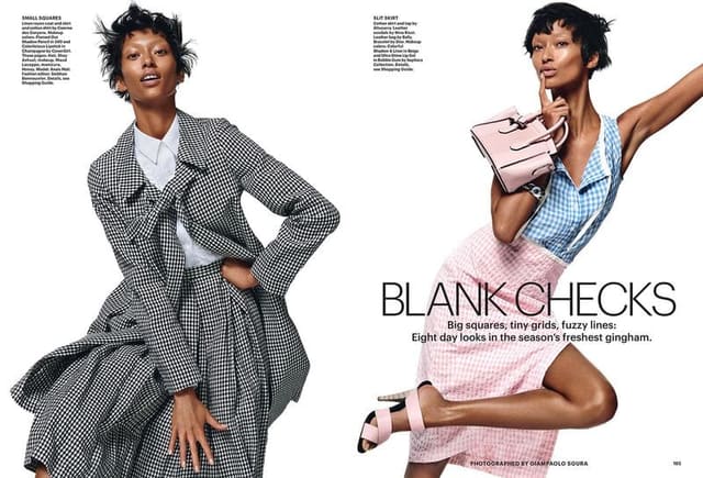 Blank Checks — Allure Magazine