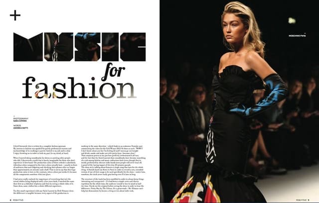 Music for Fashion - Moschino FW15 — Positive Magazine