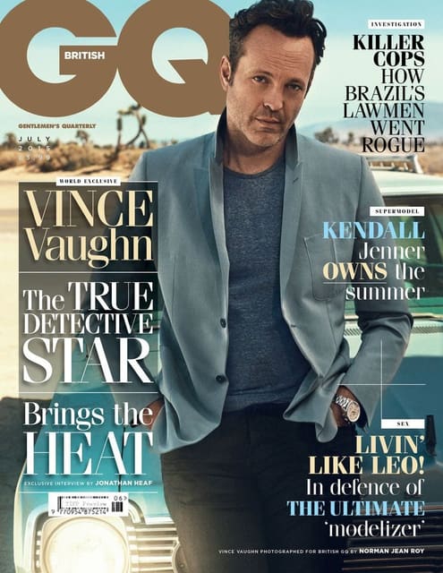 GQ UK July 2015 Cover