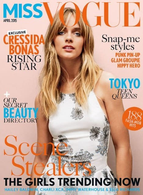 Miss Vogue April 2015 Cover Featuring Cressida Bonas — Miss Vogue