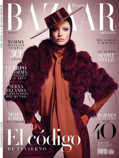 Harper's Bazaar Argentina July 2015 Cove... — Harper's Bazaar Argentina