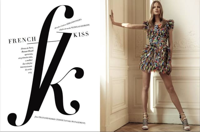 French Kiss — Harper's Bazaar Brazil