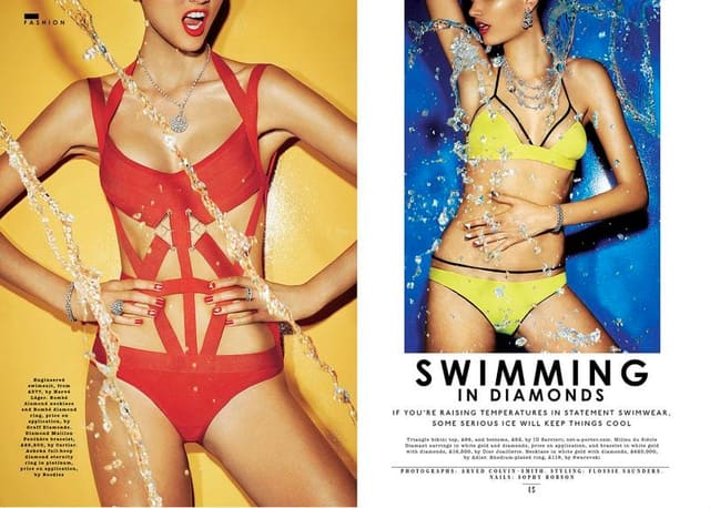 Swimming In Diamonds — The Sunday Times Style Magazine UK