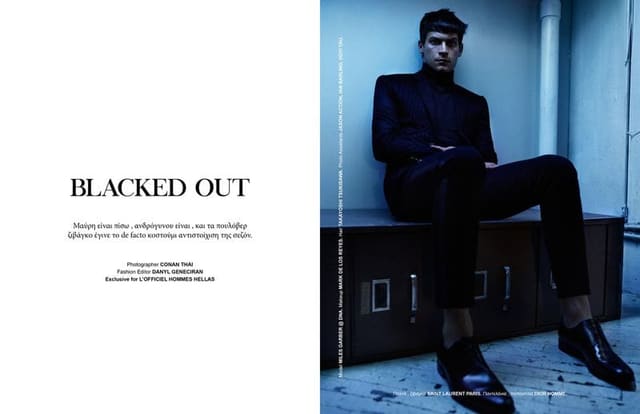 Blacked Out — L'Officiel Hommes Hellas