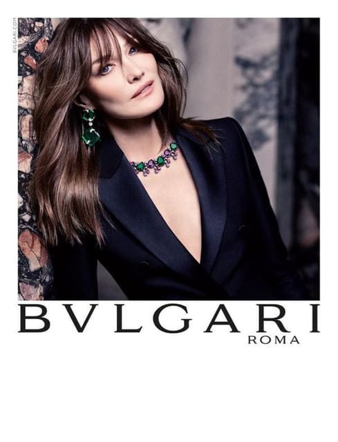 Bulgari F/W 2015 with Carla Bruni — Bulgari
