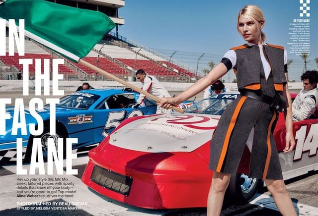 In The Fast Lane — Self Magazine
