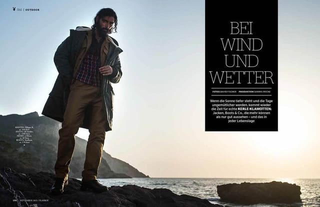 Bei Wind und Wetter — Playboy Germany